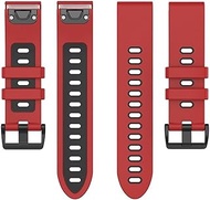 GANYUU 26 22mm Quick Release Watchband For Garmin Fenix 7 7X 7S 3HR 945 Silicone Easyfit Wrist Strap For Fenix 6 Fenix 5 Watch