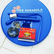 [Promo Mei] Ppc Paket Lengkap Parabola Nex Solid 75Cm + Receiver Nex