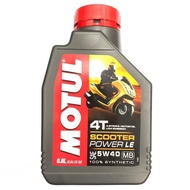 MESIN Matic Motul Scooter Power Le 5W40 0.8 Liter Engine Oil+Original Motul Axle