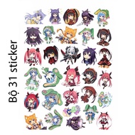 Date alive anime Sticker/Sticker