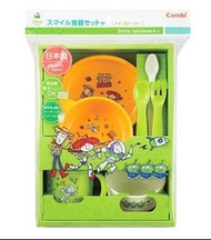 [現貨] [包郵]Combi Toy story 玩具總動員 BB 嬰兒餐盤套裝  (7 件套)