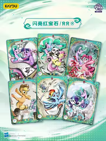 KAYOU Genuine My Little Pony Card My Little Pony Steed Mane Splendor Limited Edition Game Battle‌ Tr
