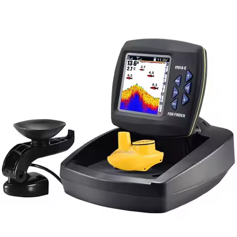 FF918-CWL 300M remote marine fish finder black technology underwater high definition sonar fish dete
