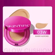 Skintific Cover Glow Perfect Cushion สคินทิฟฟิค โกลว์ คุชชั่นตลับชมพู 11 กรัม