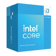 INTEL 英代爾  i3-14100F/4核8緒/3.5G/無內顯1700 