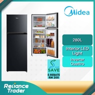 《Save 4.0》Midea 280L 2 Door Refrigerator - MDRT345MTB30