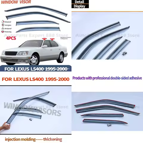 Lexus LS460 LS430 Weather Shield Window Visor For Lexus LS460 LS430 Car Accessories Rain Guard Defle