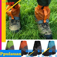  Waterproof Shoe Gaiters Waterproof Adjustable Leg Gaiters for Hiking and Outdoor Activities Lightweight Ankle Guards for Boots and Shoes