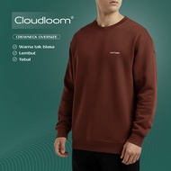 Kattoen - Cloudloom Crewneck Sweater Oversize Polos Rosewood 290 Gsm