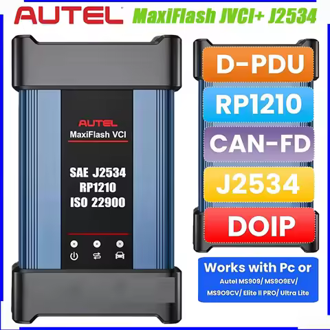 Autel VCI MaxiFlash VCI Dongle J2534 ECU Programmer Work with OEM Automaker GM Techline Software Rep