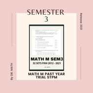 [Dr. Math] STPM MATH M Mathematic M Past year trial papers (Semester 3 ,Term 3)