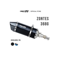 PROJECT79 EXHAUST SLIP ON SET SCOOTER BIKE TOURING BIKE QPLZ01+QPM50 - ZONTES 368G