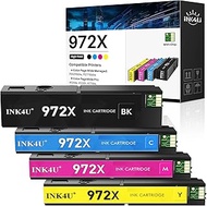 972X Ink Cartridges Compatible Replacement for HP 972X 972A Ink to Work for Color PageWide Pro MFP 4