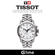 [Official Tissot Warranty] Tissot T055.427.11.017.00 Men's PRC 200 Automatic Chronograph Steel Watch