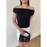 [oddsthelabel] Aster Off-Shoulder Top | Off-Shoulder Knit Top