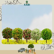 Miniature Flowering Round Tree – Diorama Model/ Miniature/