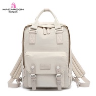 Korean Doughnut Macaroon Backpack for Women Large Capacity School Bag Men Waterproof Travel Bagpack