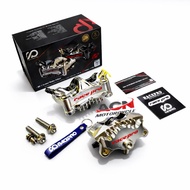 RACEPRO GP-1R 4 PISTON CALIPER RACEPRO GP-1R RADIAL MONOBLOCK UNIVERSAL Caliper Brake Caliper 4 Pist
