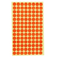 Point 112P circular color dot sticker red