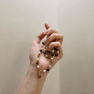 Mimis設計款 琥金珍影 胎毛水晶手鍊