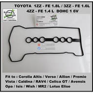 Toyota 1ZZFE 3ZZFE 4ZZFE Valve Cover Gasket SANWA Japan OEM P/N 11213-22050 Corolla Altis Wish MRS O