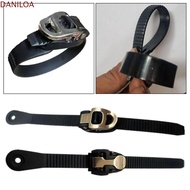 DANILOA Skate Shoes Straps, Fixing Strap Adjustable Roller Skate Shoes Buckle, Universal Alloy Repla