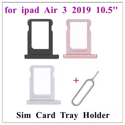 1Pcs SIM Card Tray Holder Slot Container Adapter Compatible for IPad Air 3 10.5 Inch 2019 Air 3 Repl