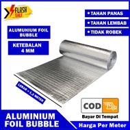 1 Meter 120cm Aluminium Bubble Foil Double Side Peredam Panas dan Suara Untuk Atap Rumah Pabrik Sara