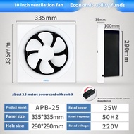 Taidu Quạt thông gió nhà vệ sinh louver Quạt thông gió nhà bếp xả lampblack Quạt hút nhà vệ sinh hộ