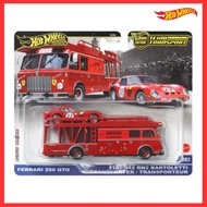 Hot Wheels Ferrari Team Transport Ferrari 250 GTO Fiat 642 RN2 Bartoletti Transporter Hotwheels Lafe