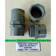 OUTER THREAD SOCK + 2" PVC INNER THREAD SOCK (1 SET) MASPION