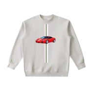 Ready Stock Racing Print Men's and Women's Crewneck Sweatshirt | Modern Classic 1216