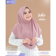Julia Daffi Hijab Instan Non Pad Jilbab Simpel Gold Logo Daffi High