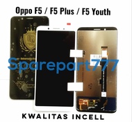 Lcd Touchscreen Fullset kwalitas incell Oppo F5 / F5 PLUS / F5 Youth