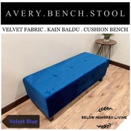 4FT AVERY OTTOMAN BENCH CHAIR #BENCH STOOL #READY STOCK