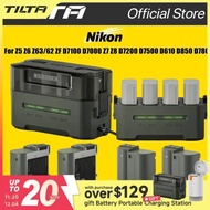 TILTA EN-EL15 Battery 2400mAh Portable Charging Station (4 Channel) for Nikon Camera Z8, Z7, Z6, Z5,