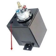 2L BILLET ALUMINUM FUEL SURGE TANK FUEL TANK OIL CATCH TANK + ONE PCS 0580254044 FUEL PUMPauto parts
