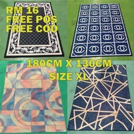 BESAR 180CM X 130CM 3D CARPET VELVET ANTI-GELINCIR