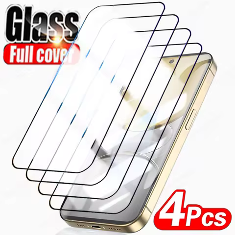 4PCS Tempered Glass For Realme C75 C67 C63 C65 C55 Note 60 Neo7 6 SE Full Cover Screen Protector Rea