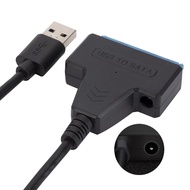 USB 3.0ไปยังตัวแปลงสัญญาณsata สายสายเคเบิลอะแดปเตอร์ฮาร์ดไดรฟ์เสริม SATA III สำหรับ2.5 "SSD HDD