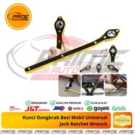 Kunci Dongkrak Mobil Universal Jack Ratchet Wrench Besi Dongkrak Mobil