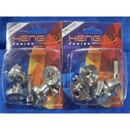 Stainless Steel Front Footrest Bushing Set C1 CNC Work Heng Screw Shop HONDA WAVE W125