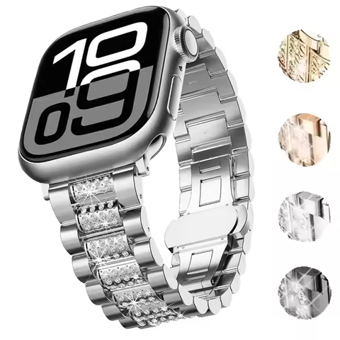 For Apple Watch iWatch Ultra 3 49mm 45mm 41mm 38mm Band Series 11 10 9 8 7 46mm 42mm 40mm 44mm Bling