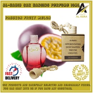AIR FRESHENER PASSION FRUIT MELON FOR CAR, ROOM AND OFFICE PERFUME 10ml *AL-HABIB* 13 FLAVORS AVAILA