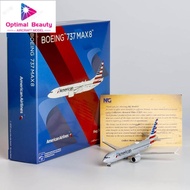 NG Models 88033 1: 400 American Airlines B737MAX8 N338RS High-End Collection Display