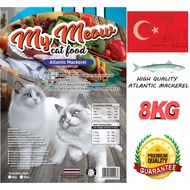 Makanan kucing My meow 8kg My meow cat food 8kg (Atlantic Mackerel )