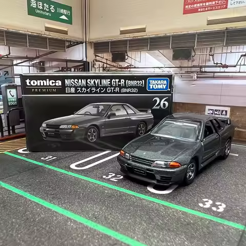 Takara Tomy Tomica BNR32 Premium 26 Nissan Skyline GT-R Alloy car Diecast Model Replica Series Child