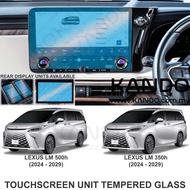 Lexus LM Tempered Glass Protector Lexus LM 350h Tempered Glass Lexus LM 500h Tempered Glass Lexus LM