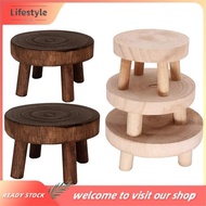 [Lifestyle] Mini Wooden Bench Stand, Plant Stand, Flower Pot Stand, Pot Stand, Support Indoor Natural