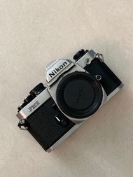 (附圖) Nikon FM2全手動機械菲林相機 + Nikkor 43-86mm F3.5 鏡頭 [9成新]